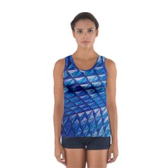 Lines Geometry Architecture Texture Women s Sport Tank Top  by Amaryn4rt