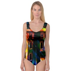 Architecture City Homes Window Princess Tank Leotard  by Amaryn4rt