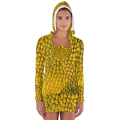 Jack Shell Jack Fruit Close Women s Long Sleeve Hooded T-shirt by Amaryn4rt