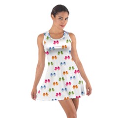 Pattern Birds Cute Design Nature Cotton Racerback Dress by Amaryn4rt