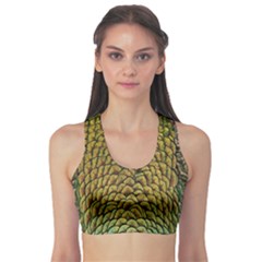 Colorful Iridescent Feather Bird Color Peacock Sports Bra by Amaryn4rt