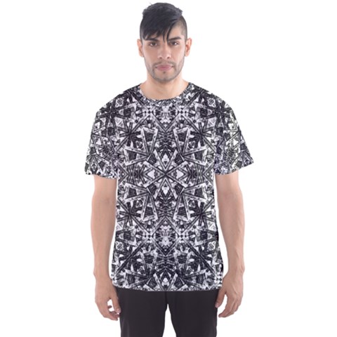 Modern Oriental Pattern Men s Sport Mesh Tee by dflcprintsclothing