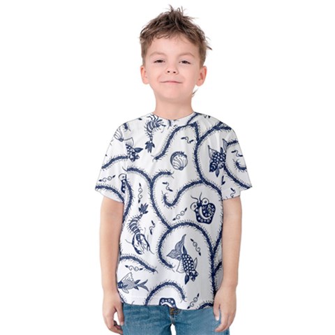 Fish Pattern Kids  Cotton Tee by Simbadda