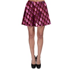 Red Circular Pattern Background Skater Skirt by Simbadda