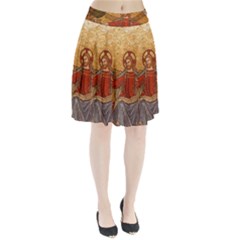 Gold Jesus Pleated Skirt by boho