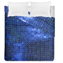 Blue Sequins Duvet Cover Double Side (Queen Size) View1