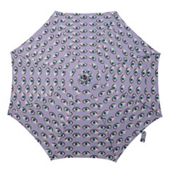 Purple Eyeballs Hook Handle Umbrellas (large) by boho