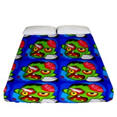 Zombies Fitted Sheet (california King Size) by boho