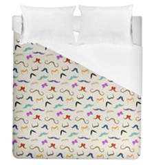 Mustaches Duvet Cover (queen Size) by boho