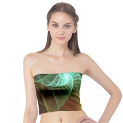 Art Shell Spirals Texture Tube Top by Simbadda