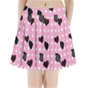 Pisunglass Tech Pink Pattern Pleated Mini Skirt View1