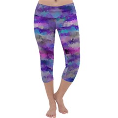 1 111111111artcubes Capri Yoga Leggings by rokinronda