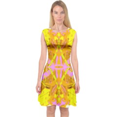 Yellow Brick Road Capsleeve Midi Dress by AlmightyPsyche