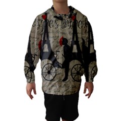 Love Letter - Paris Hooded Wind Breaker (kids) by Valentinaart