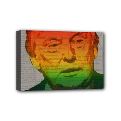 Rainbow Trump  Mini Canvas 6  X 4  by Valentinaart