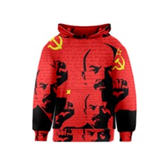 Lenin  Kids  Pullover Hoodie by Valentinaart