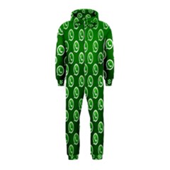 Whatsapp Logo Pattern Hooded Jumpsuit (kids) by Simbadda