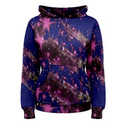 Stars Abstract Shine Spots Lines Women s Pullover Hoodie by Simbadda