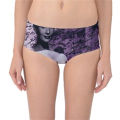 Audrey Hepburn Mid-waist Bikini Bottoms by Valentinaart