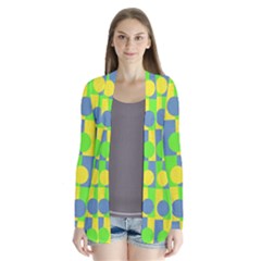 Abric Cotton Bright Blue Lime Cardigans by Simbadda