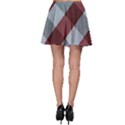 Textile Geometric Retro Pattern Skater Skirt View2