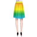 Rainbow Background Colourful A-Line Skirt View2