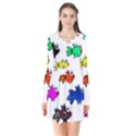 Fishes Marine Life Swimming Water Flare Dress View1