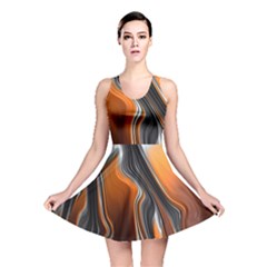 Fractal Structure Mathematics Reversible Skater Dress by Simbadda