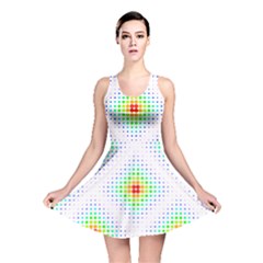 Color Square Reversible Skater Dress by Simbadda