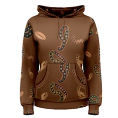 Brown Forms Women s Pullover Hoodie by Simbadda