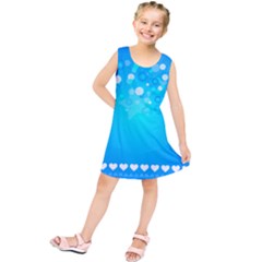 Blue Dot Star Kids  Tunic Dress by Simbadda