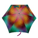 Colourful Weave Background Mini Folding Umbrellas View1