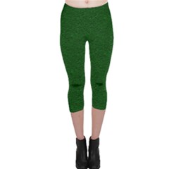 Texture Green Rush Easter Capri Leggings  by Simbadda