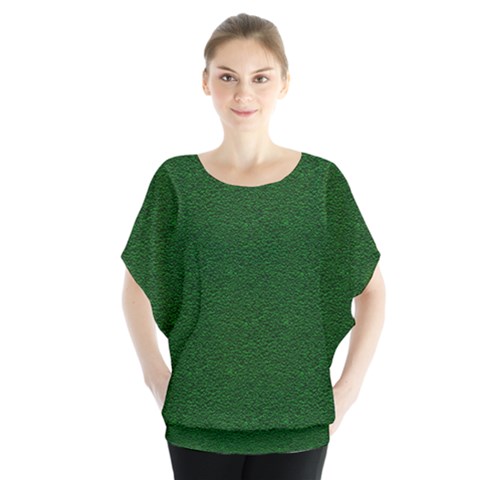 Texture Green Rush Easter Blouse by Simbadda