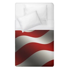 Flag United States Stars Stripes Symbol Duvet Cover (single Size) by Simbadda