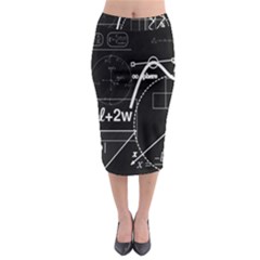 School Board  Midi Pencil Skirt by Valentinaart