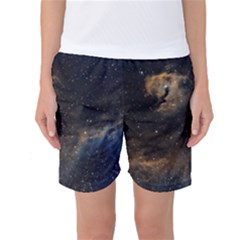 Seagull Nebula Women s Basketball Shorts by SpaceShop