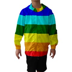 Rainbow Hooded Wind Breaker (kids) by Valentinaart