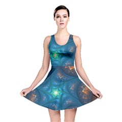 Fractal Star Reversible Skater Dress by Simbadda