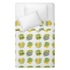 St Patrick s Day Background Symbols Duvet Cover Double Side (single Size) by Simbadda