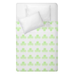 Shamrock Irish St Patrick S Day Duvet Cover Double Side (single Size) by Simbadda