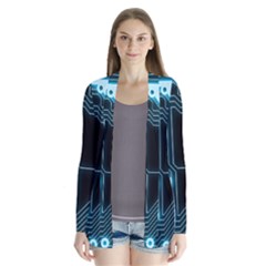 A Completely Seamless Background Design Circuitry Cardigans by Amaryn4rt