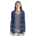 Blue Bee Hive Pattern Cardigans View1