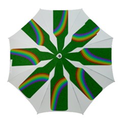 St  Patricks Golf Umbrellas by Valentinaart