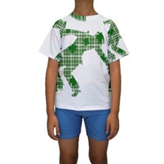 St  Patrick s Day Kids  Short Sleeve Swimwear by Valentinaart