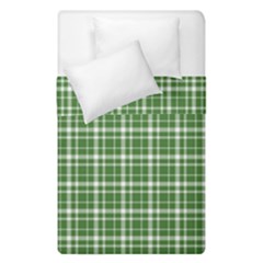 St  Patricks Day Plaid Pattern Duvet Cover Double Side (single Size) by Valentinaart