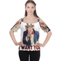 Uncle Sam Women s Cutout Shoulder Tee View1