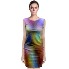 A Mix Of Colors In An Abstract Blend For A Background Classic Sleeveless Midi Dress by Amaryn4rt