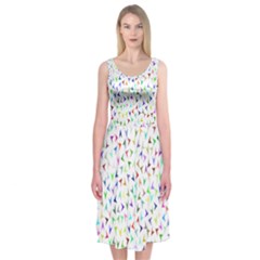 Pointer Direction Arrows Navigation Midi Sleeveless Dress by Amaryn4rt