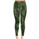 Camouflage Green Army Texture Leggings  View1